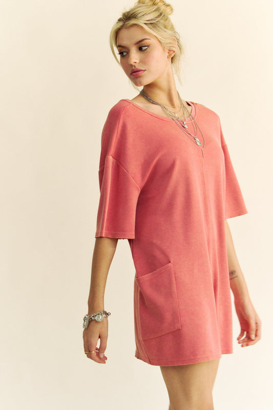 Mineral Washed Soft Knit Romper