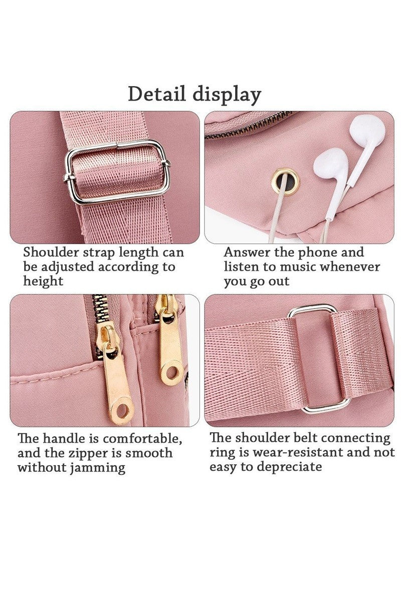 Quilted Crossbody Sling Bag