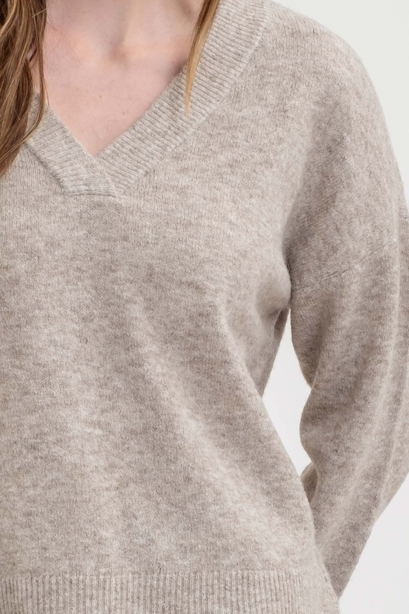 Marble Knit Pullover Sweater