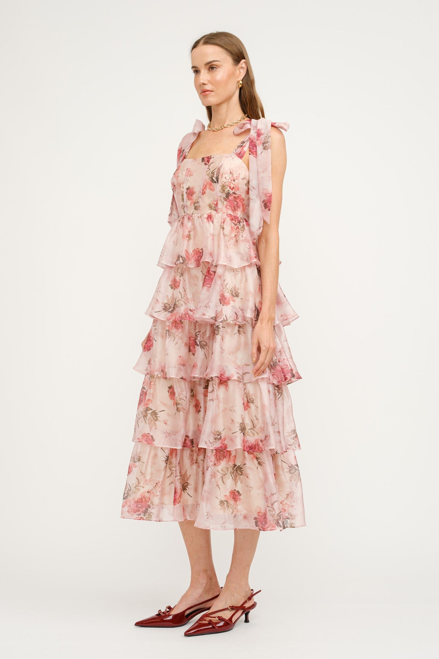 Delilah Floral Tiered Dress