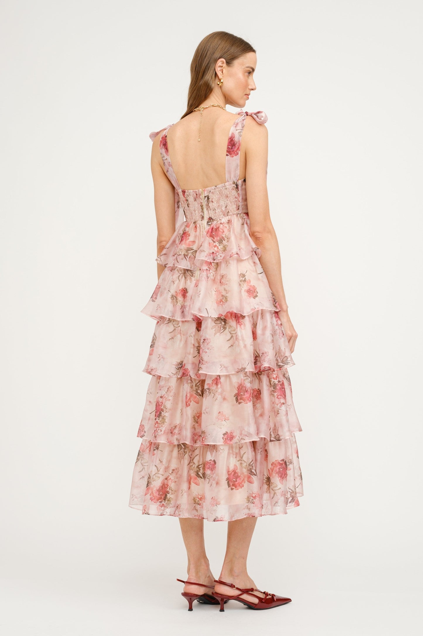 Delilah Floral Tiered Dress