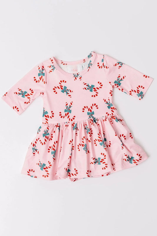 Candy Cane Cutie Pocket Twirl Dress