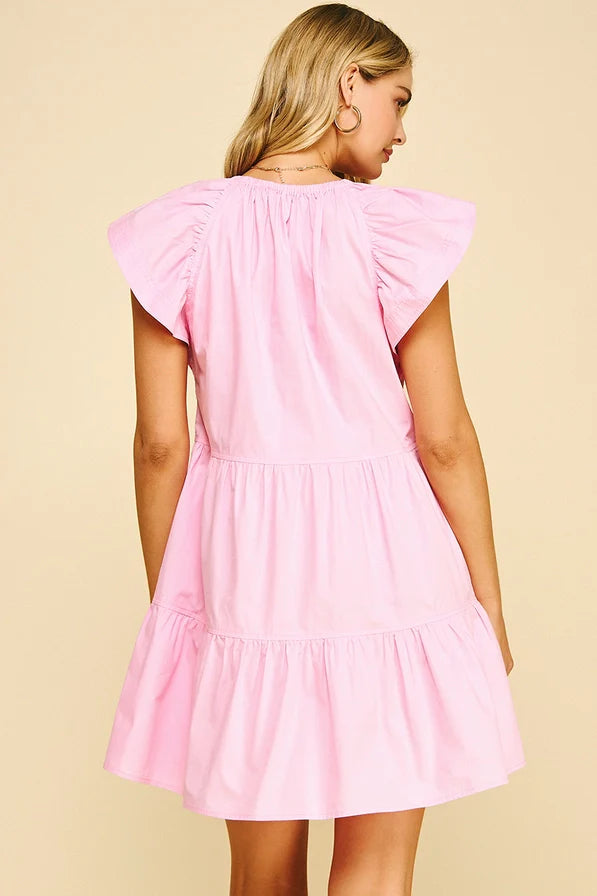 Pinch pink mini dress