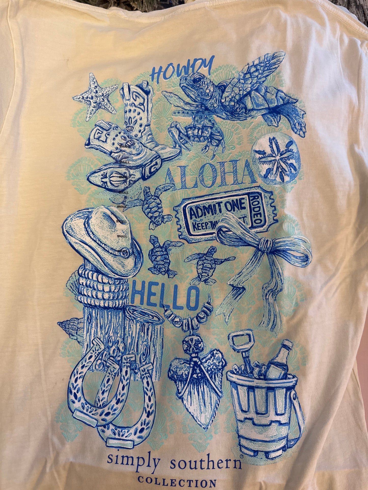Simply Southern Mineral wash Coastal TShirt XXL