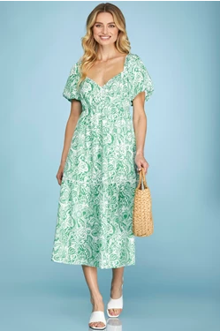Hello Summer Midi Dress with pockets