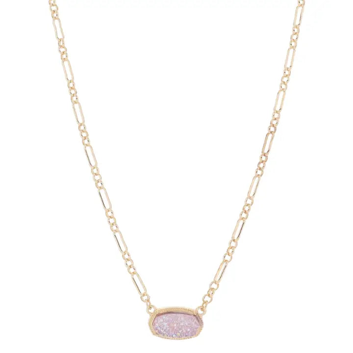 JANE MARIE PINK DRUXY NECKLACE