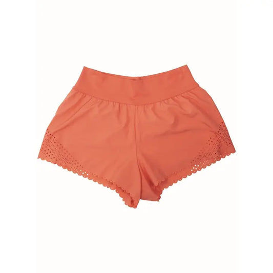 SIMPLY SOUTHERN CORAL SHORTS
