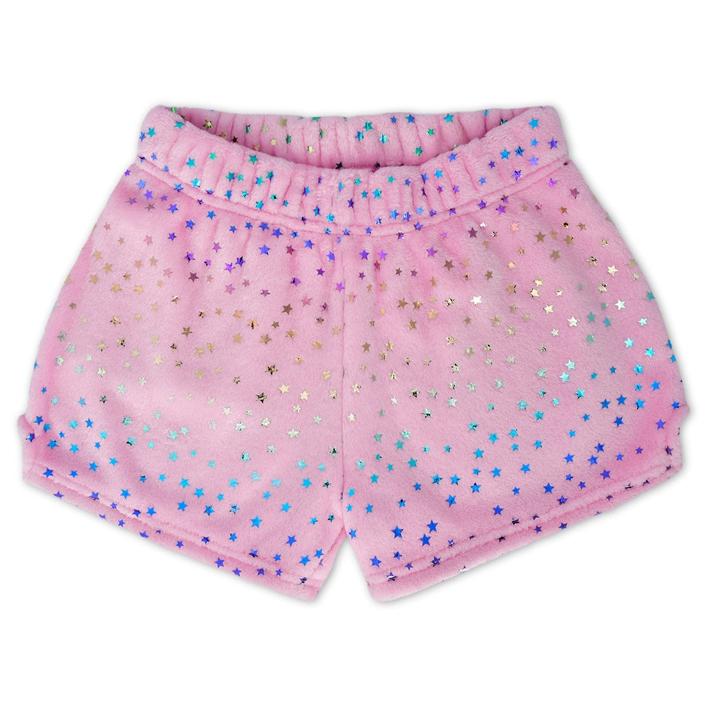 Kids Plush Graphic Shorts