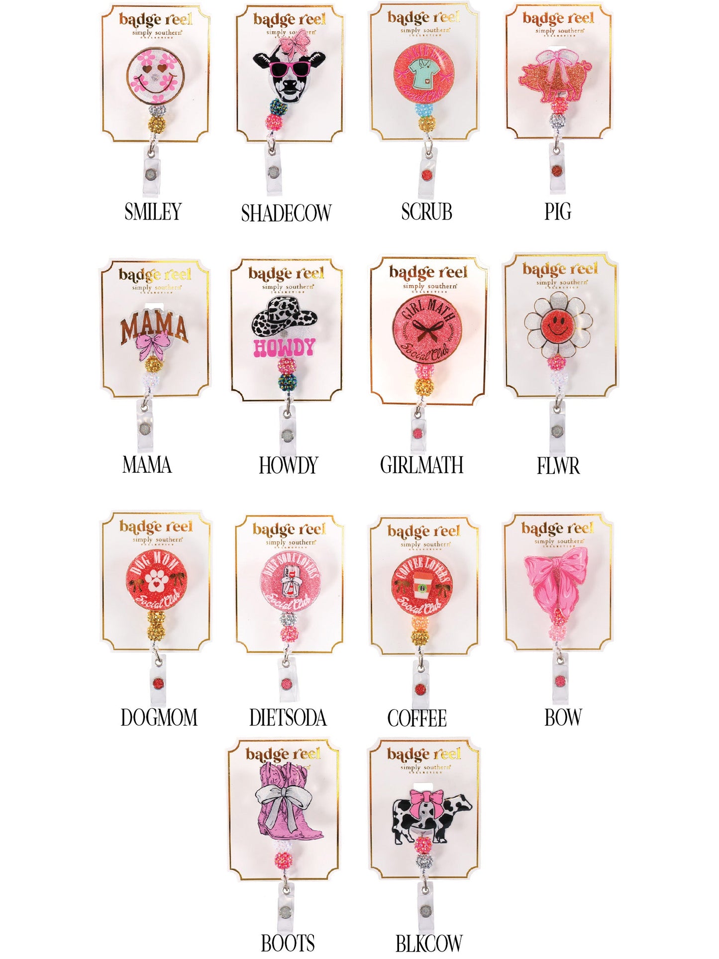 Simply Southern Badge Reels