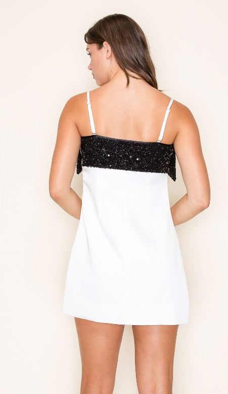 Dramatic Stunner Bow Strapless Mini Dress