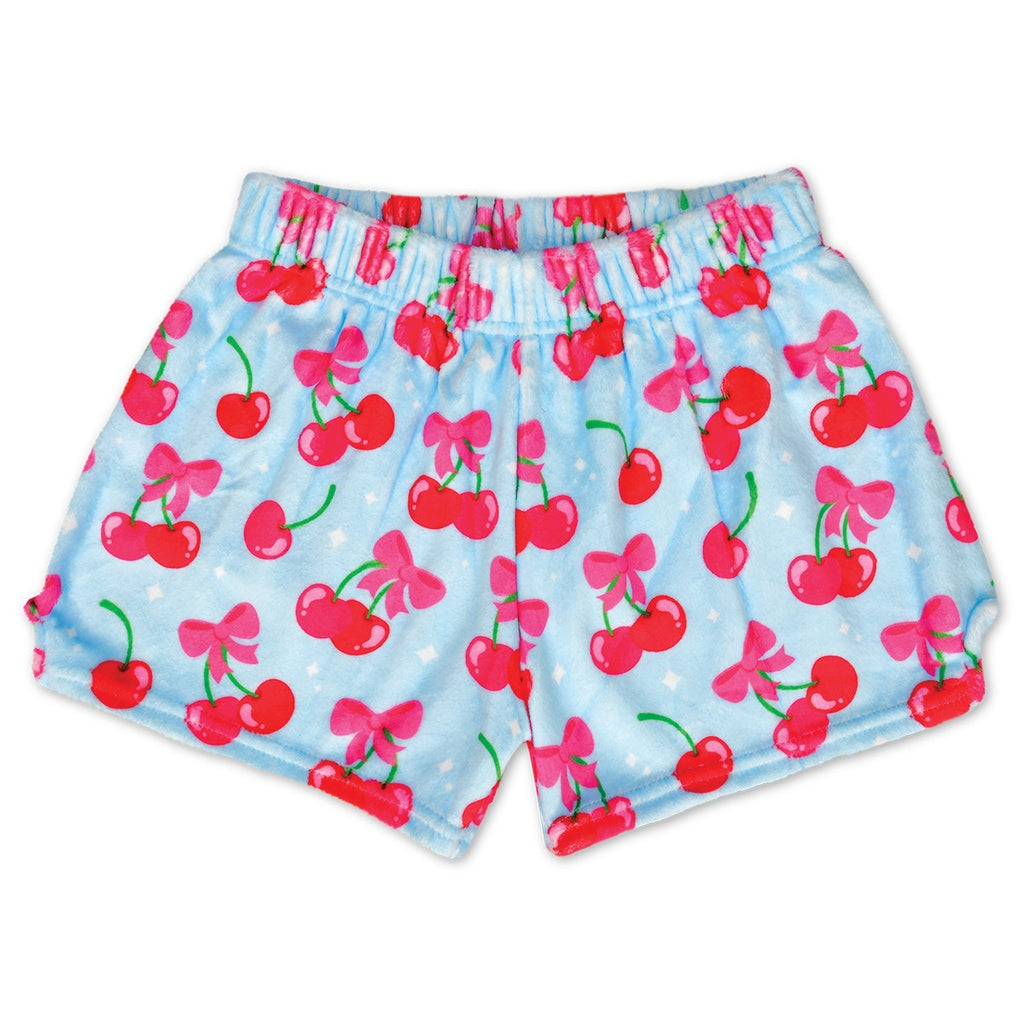 Kids Plush Graphic Shorts