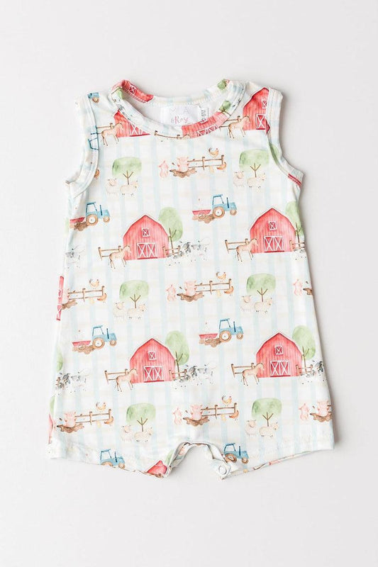Farm Animals Shorty One-Piece
