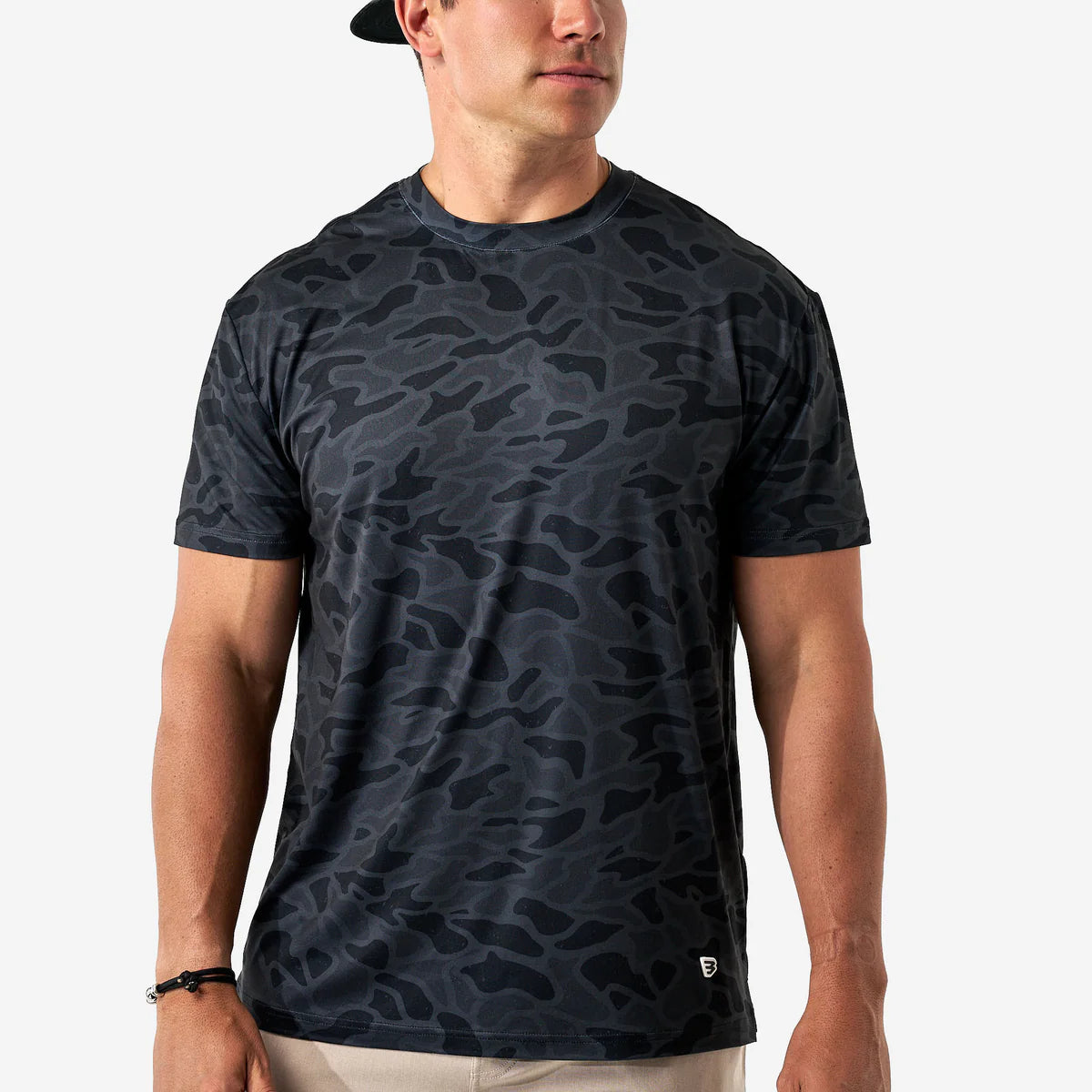 Mens Burlebo Black Camo Tee