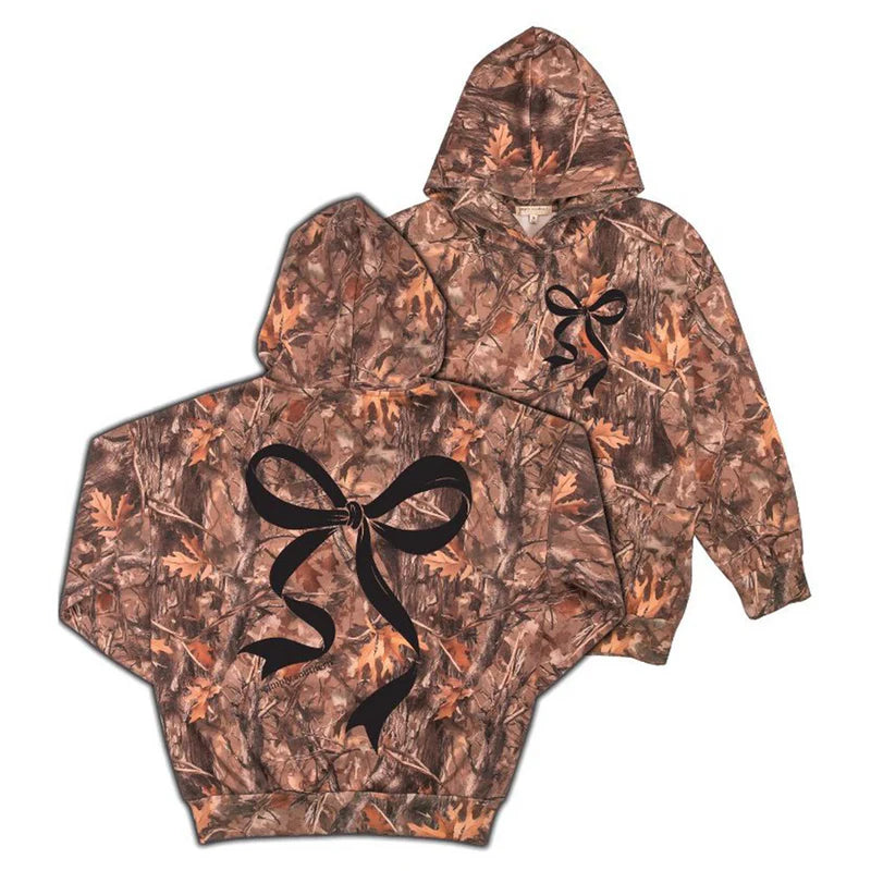 SIMPLY SOUTHERN CAMO HOODIE WITH BOW