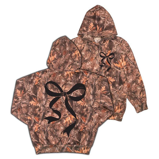 SIMPLY SOUTHERN CAMO HOODIE WITH BOW