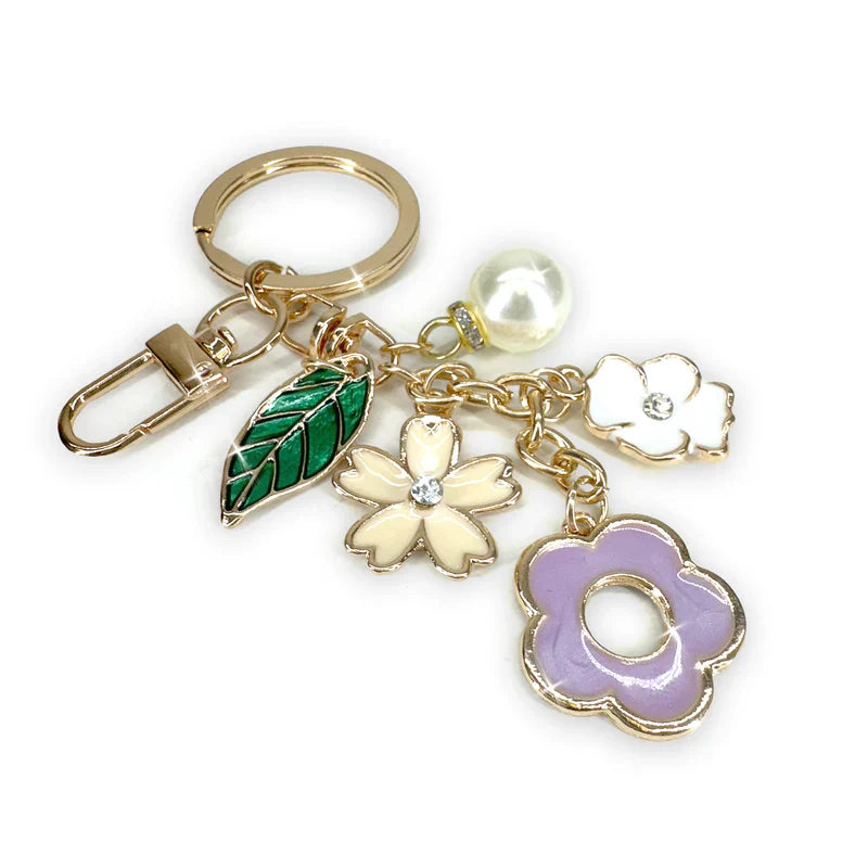 Keychain Pearl & Posy Multi