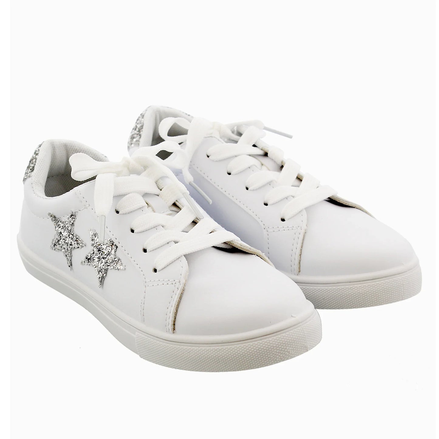 Josmo Kids White Sneaker with Stars