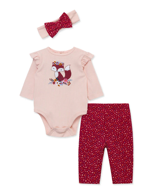 Little Me Cute Fox Bodysuit & Legging Set