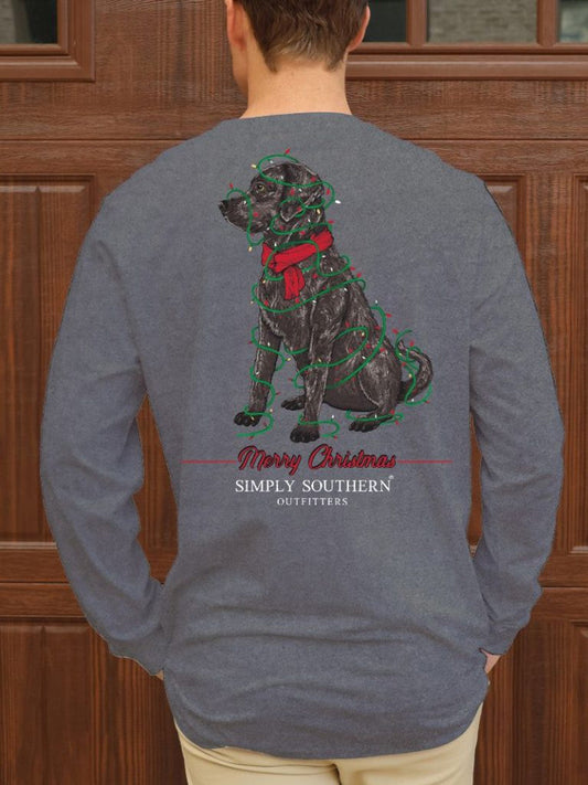 Simply Southern Merry Christmas Dog Long Sleeve T-shirt