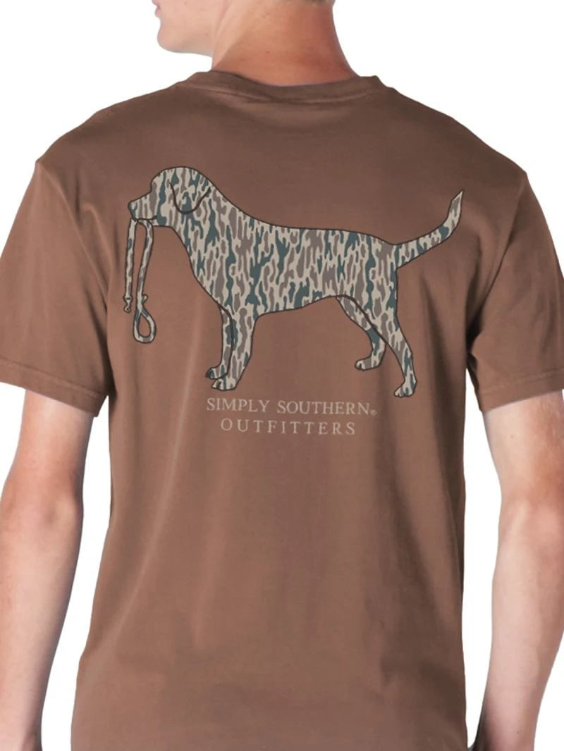 Mens Camo Dog T-Shirt