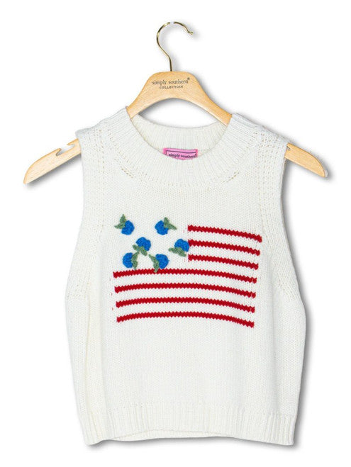 SS Tank Top Flower Flag