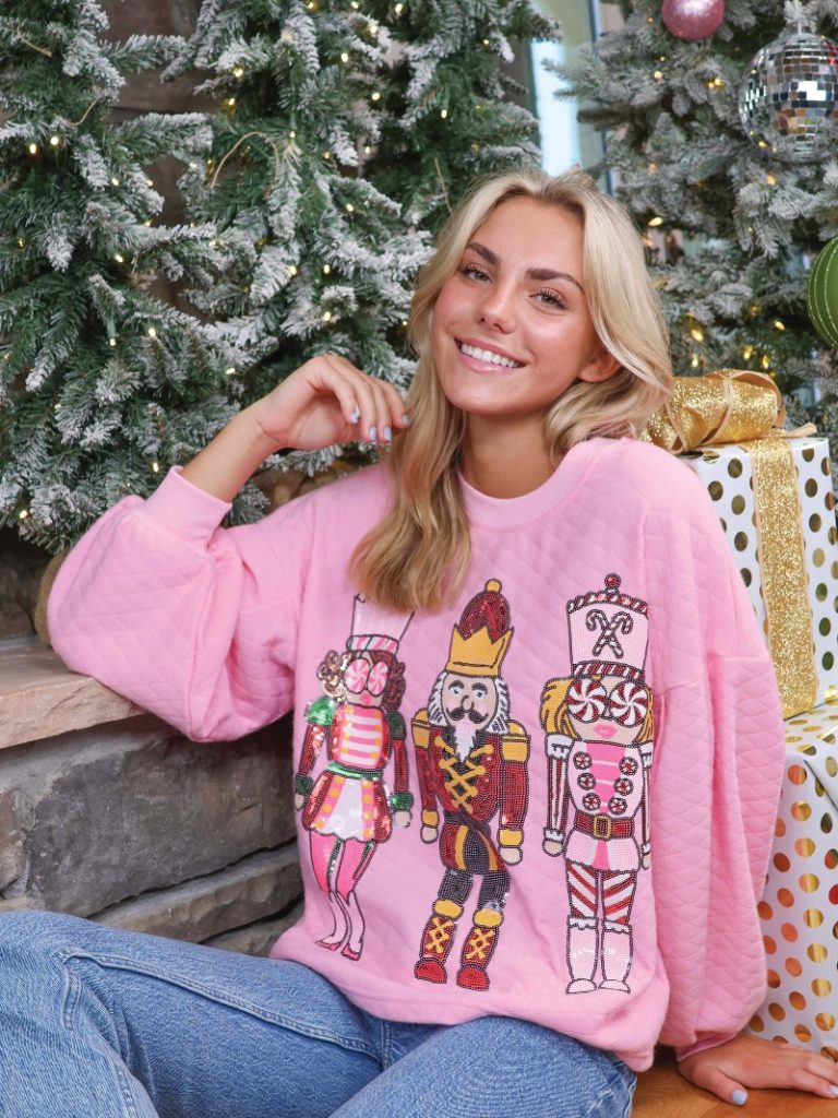 Simply Southern Sequin Nutcracker Sweater