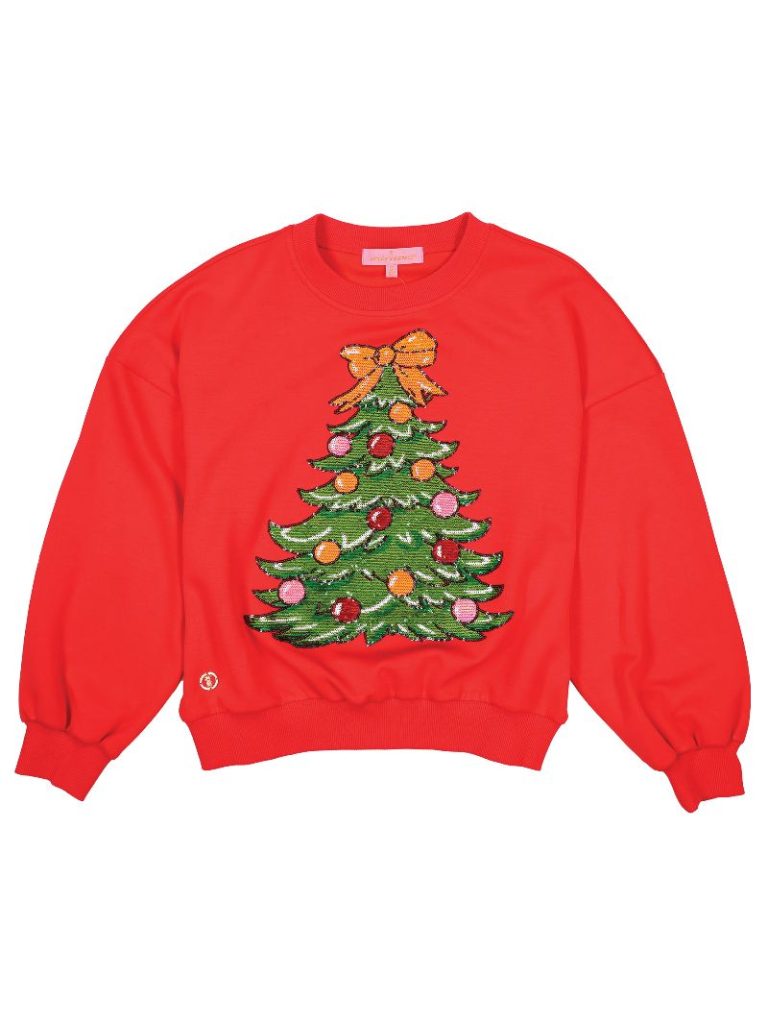 Simply Southern Sequin Christmas Tree Sweater