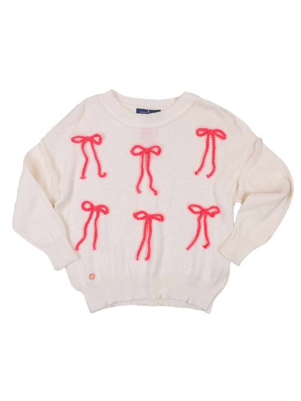 Simply Southern Cable Knit Sweater with Bows