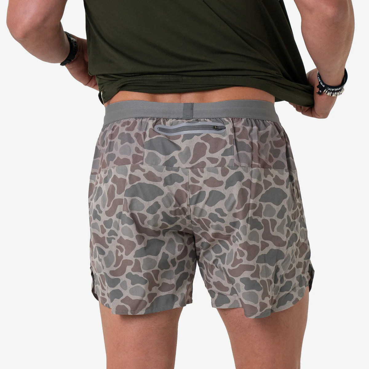 Mens Burlebo Classic Deer Camo Training Shorts