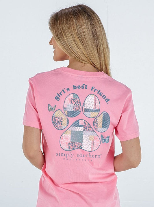 Simply Southern pawprint tshirt