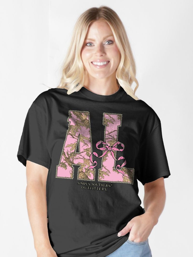Simply Southern Black/Camo Tshirt