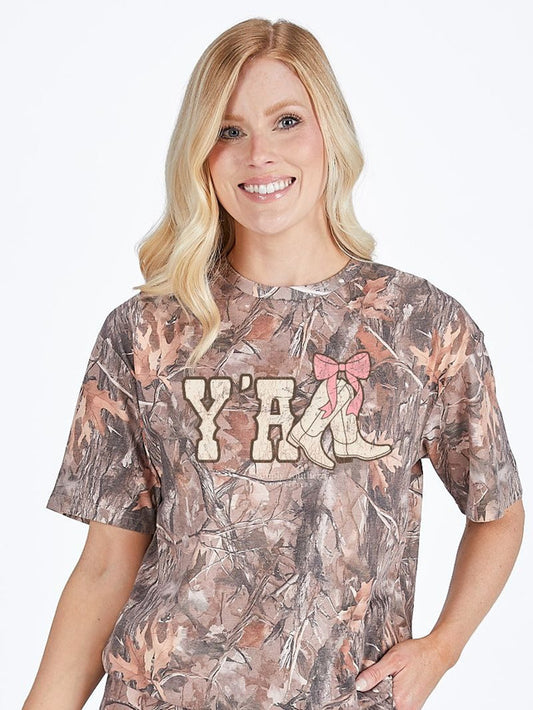 Simply Southern YALL Camo Tshirt