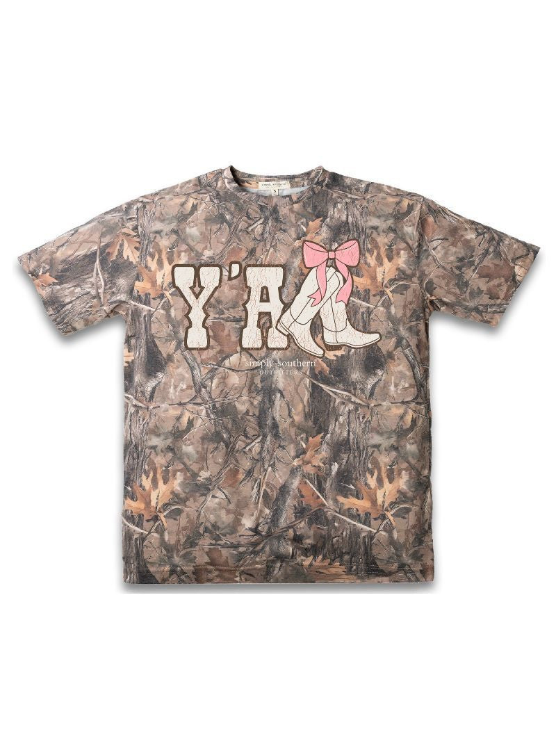 Simply Southern YALL Camo Tshirt