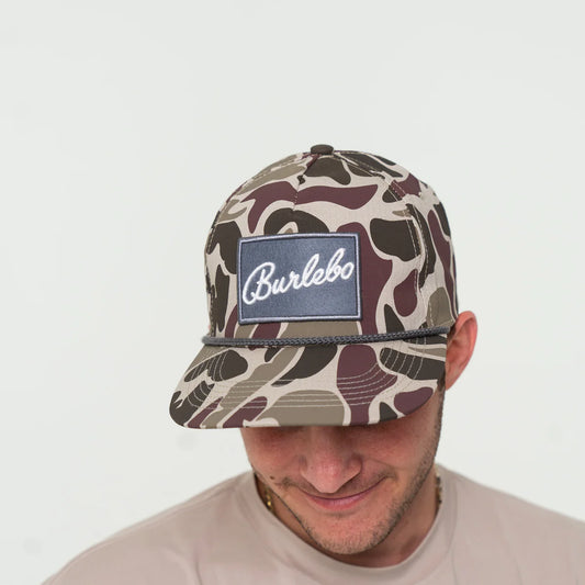 BURLEBO GREY PATCH HAT