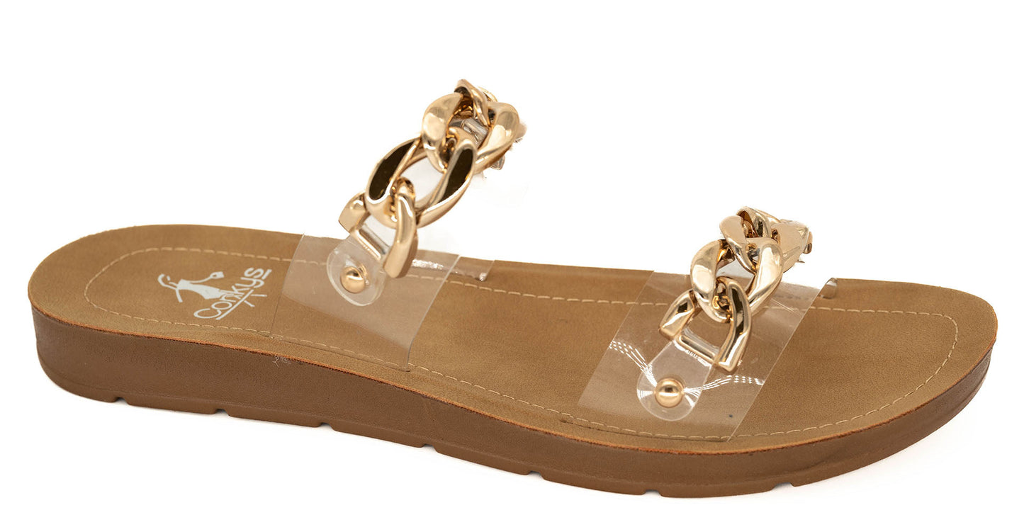 Clear Seeing Double Sandals