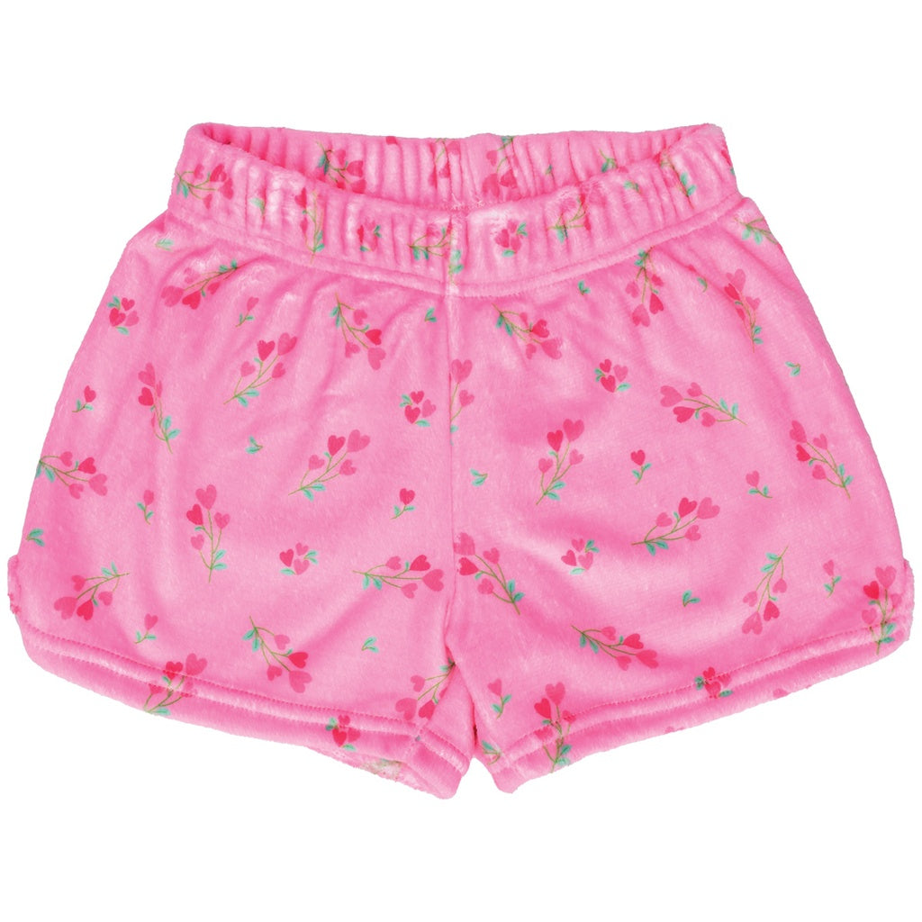Kids Plush Graphic Shorts