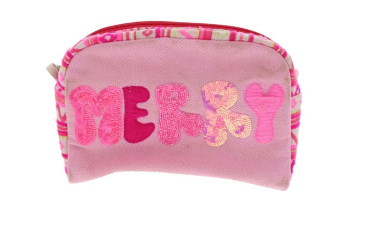 Merry & Pink Multi-Purpose Zipper Pouch