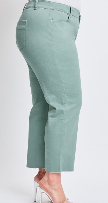 Evergreen Plus High-Rise Cropped Wide Leg Trouser