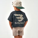 Burlebo Youth Tee Classic Deer Camo Signature Logo