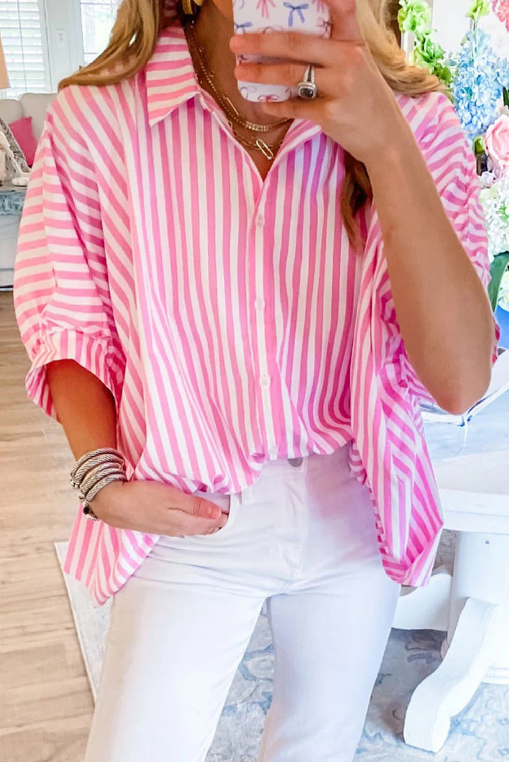 Striped Button Up Shirt