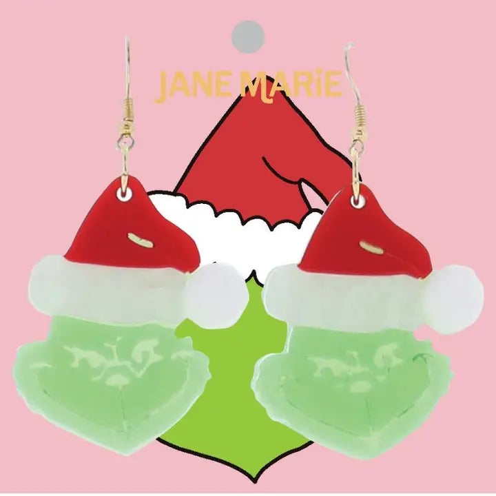 JANE MARIE GRINCH EARRING