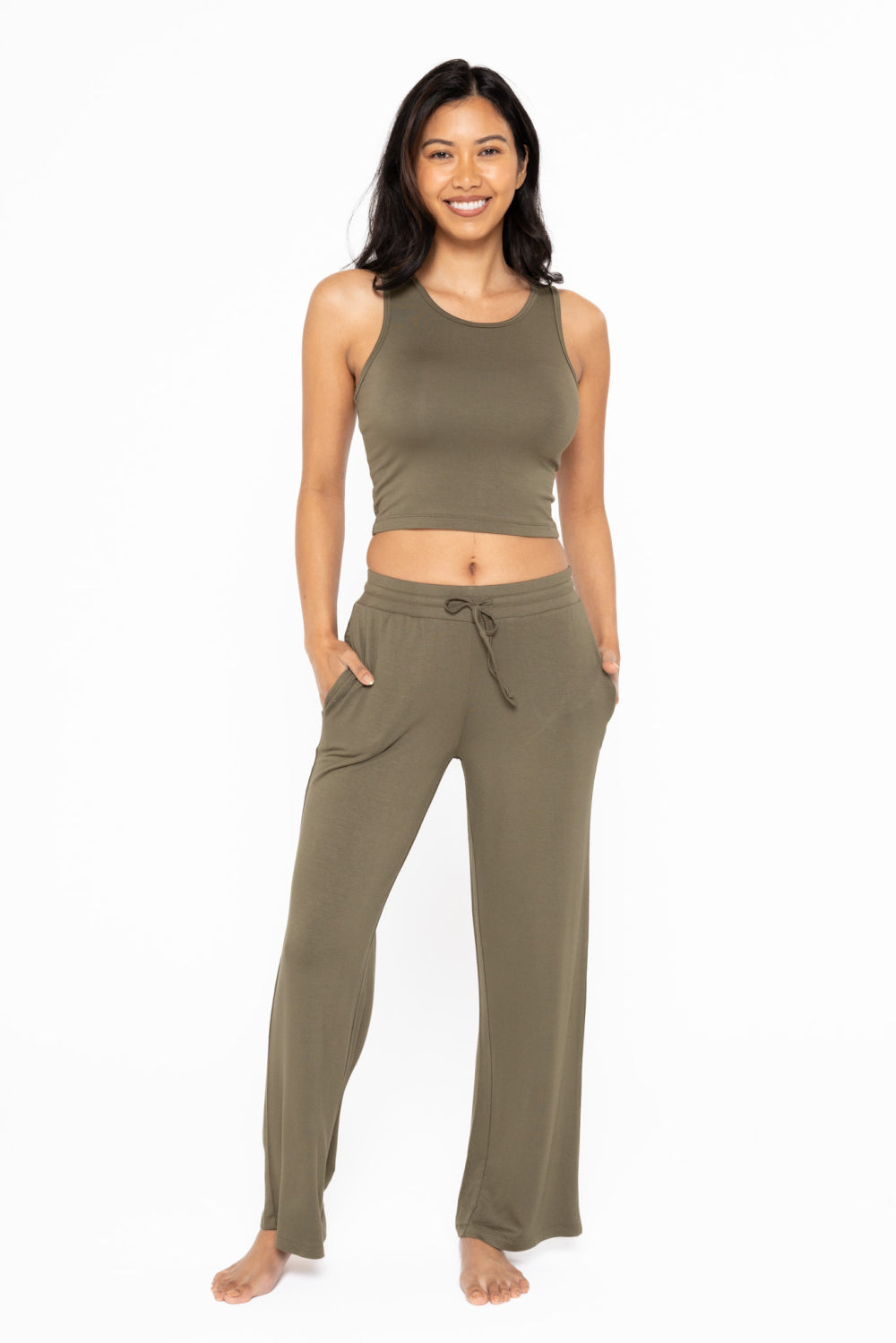 Mono B Lounge Terry Tank Top