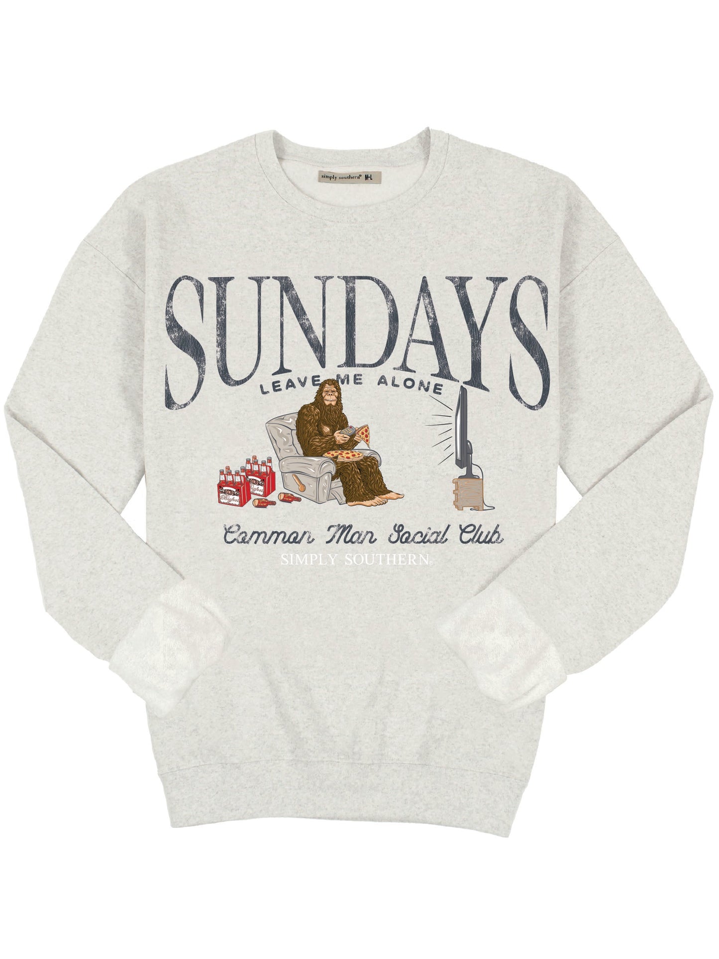 Simply Southern Common Man Social Club Crewneck Sweatshirt