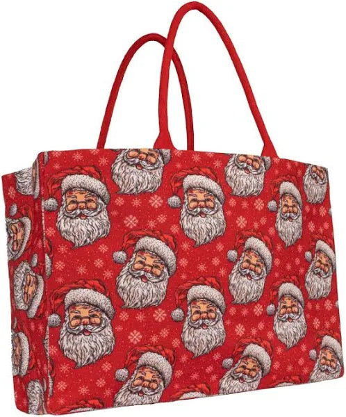 SIMPLY SOUTHERN TOTE BAG SANTA