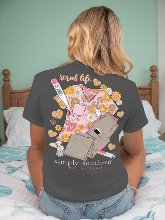 Simply Southern Scrub Life Tshirt