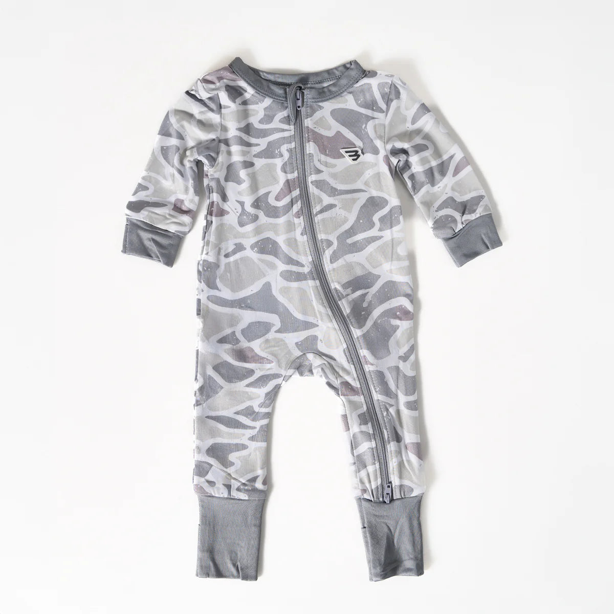 Burlebo Baby Zip up White Camo