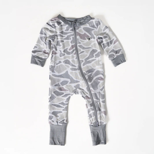 Burlebo Baby Zip up White Camo